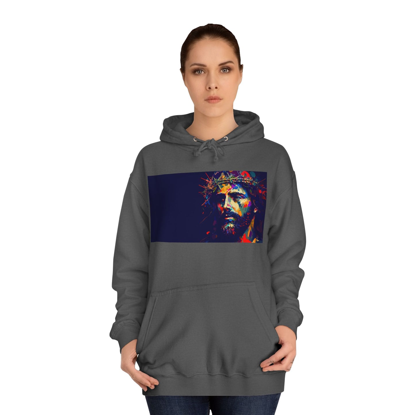 Colorful Jesus Faith Hoodie