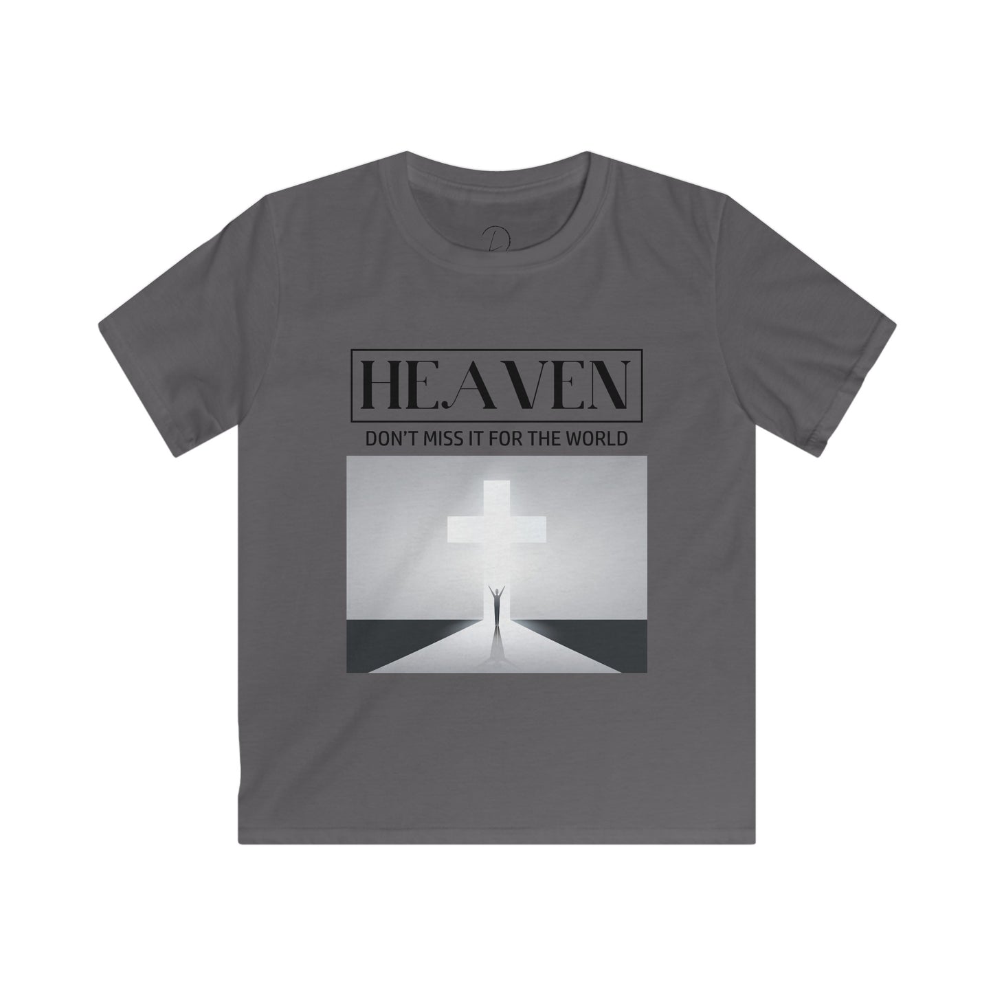 Heaven Dont Miss it for the World Kids Softstyle Tee