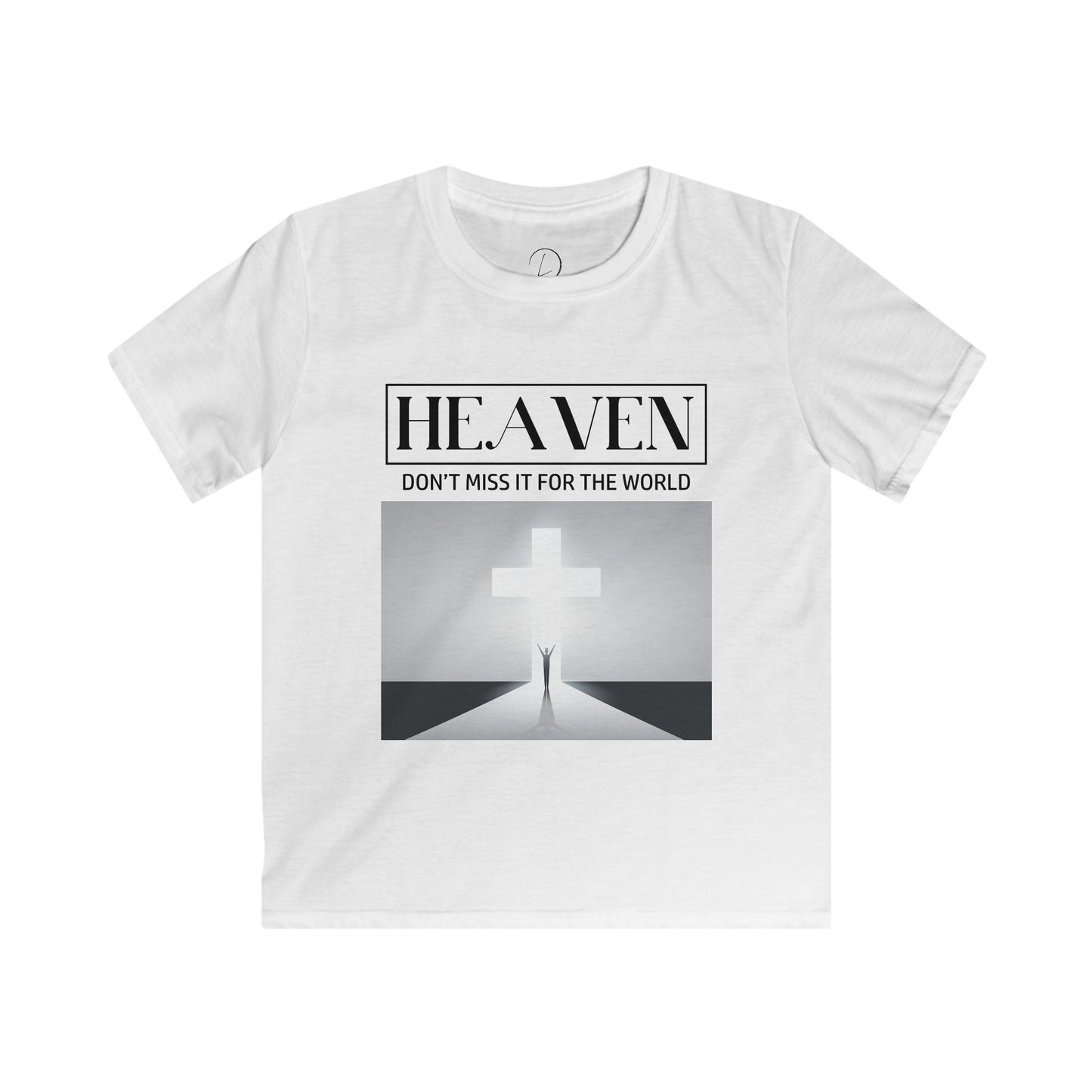 Heaven Dont Miss it for the World Kids Softstyle Tee