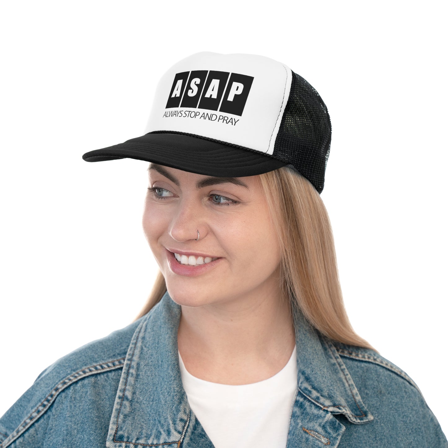 ASAP- Always Stop & PrayTrucker Caps