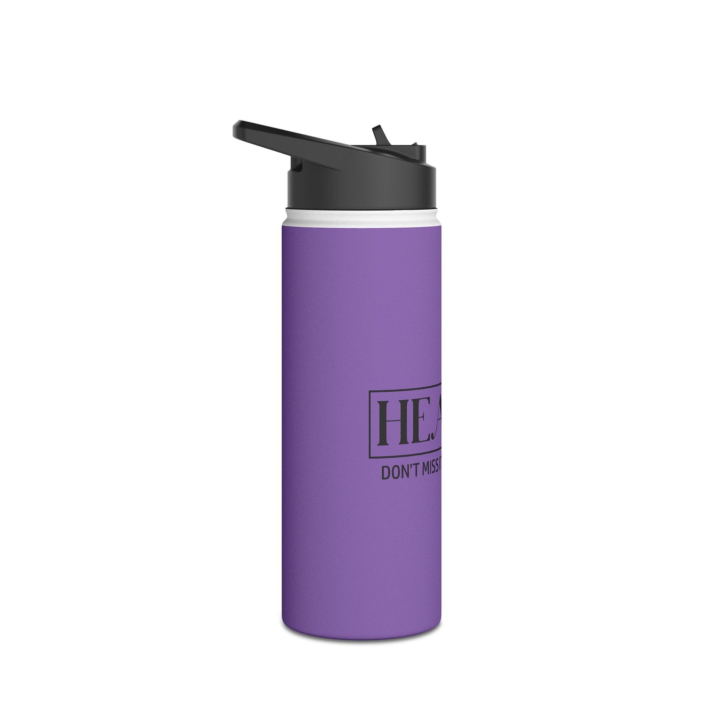 Heaven: Dont Miss it for the World Stainless Steel Water Bottle, Standard Lid