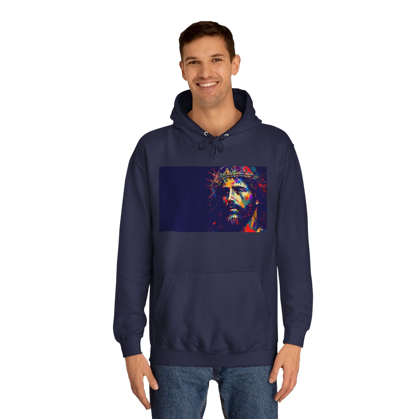 Colorful Jesus Faith Hoodie