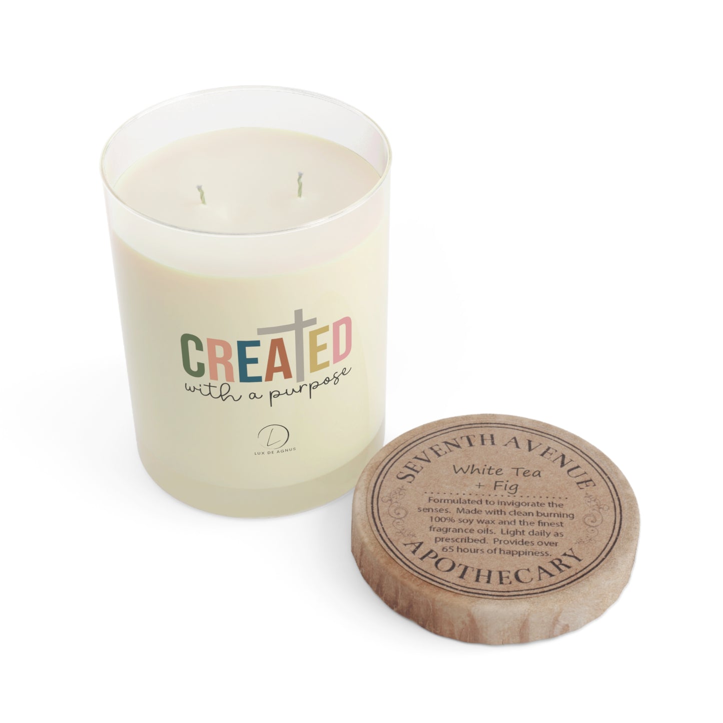 Created with a Purpose Scented Candle - Full Glass, 11oz