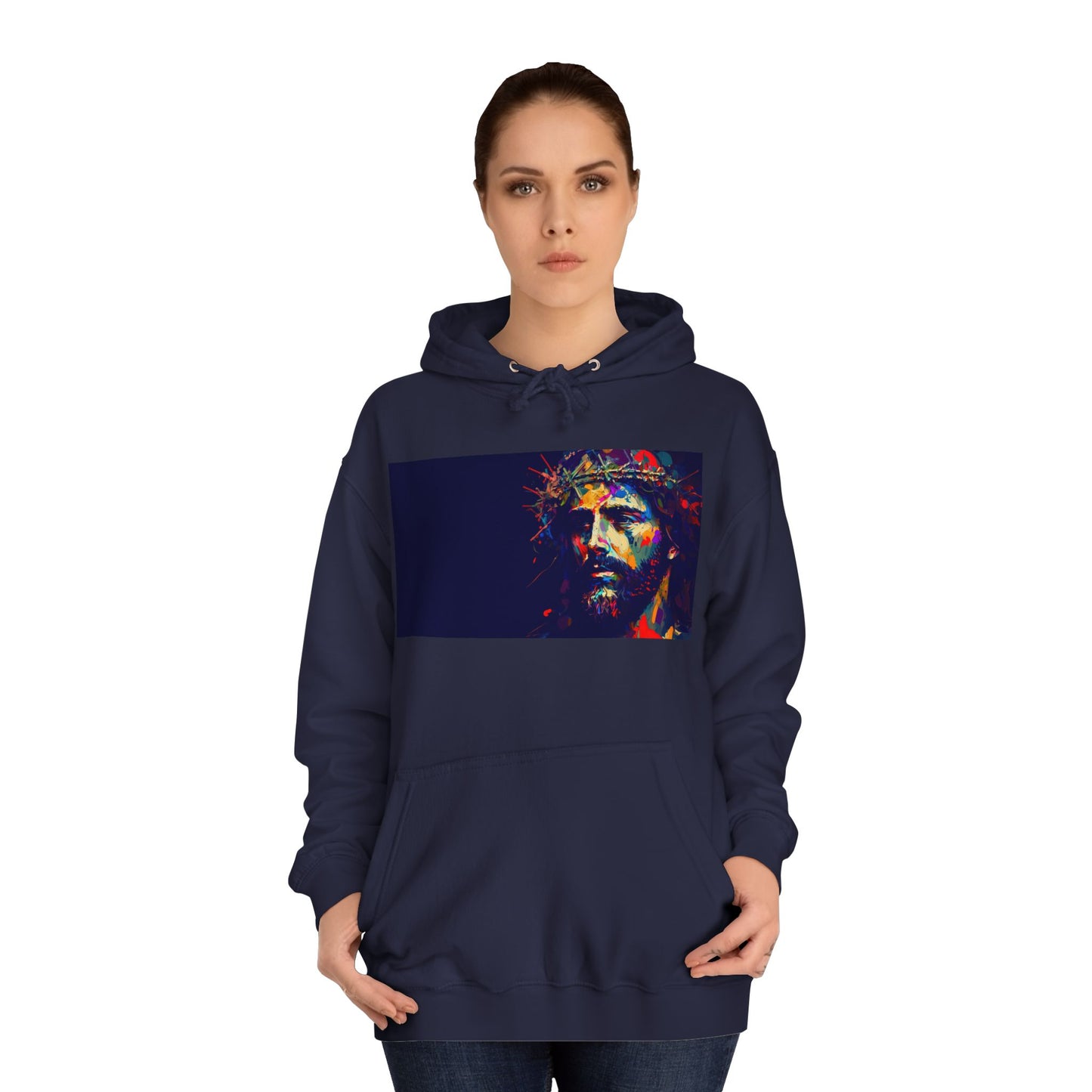 Colorful Jesus Faith Hoodie