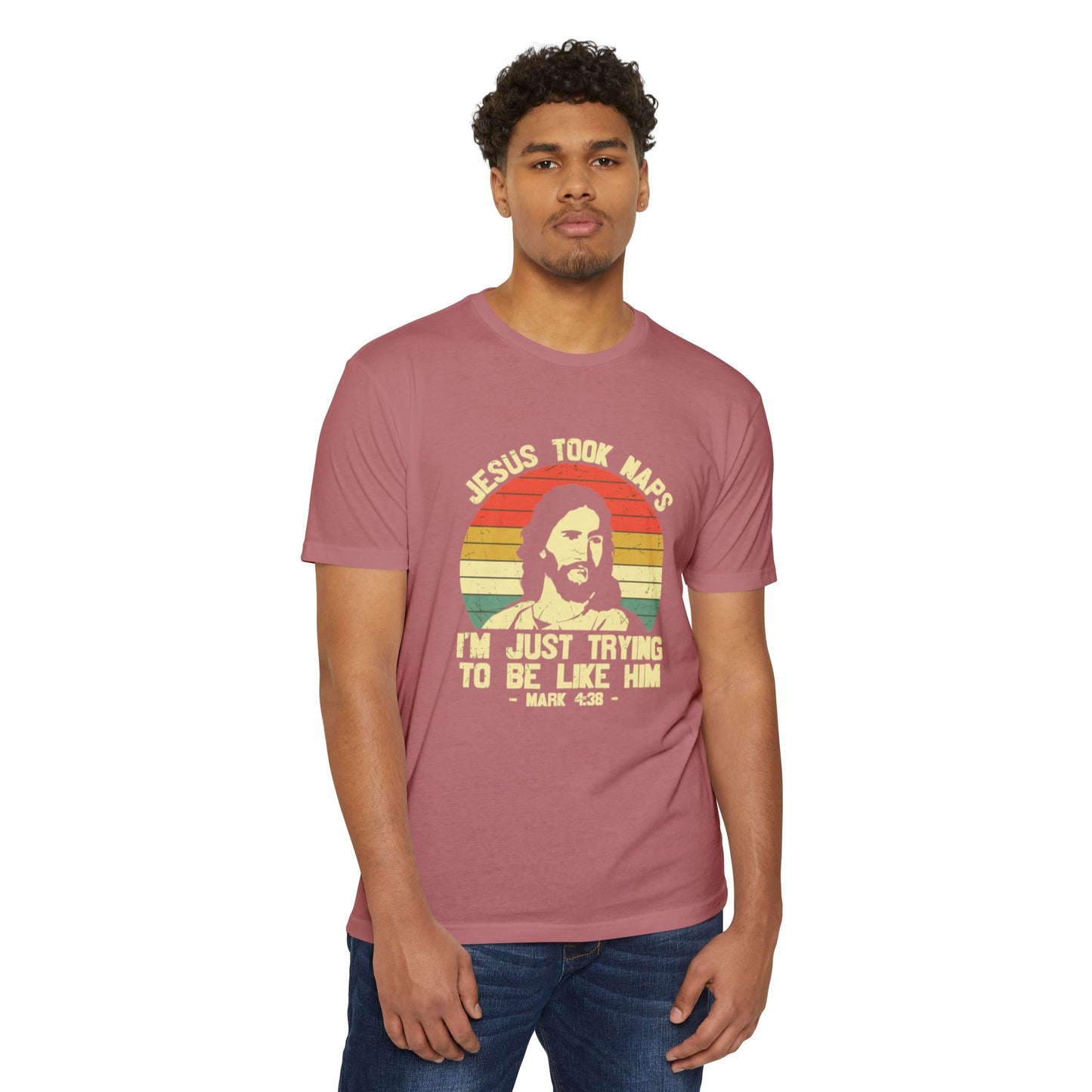 Jesus Took Naps Unisex CVC Jersey T-shirt