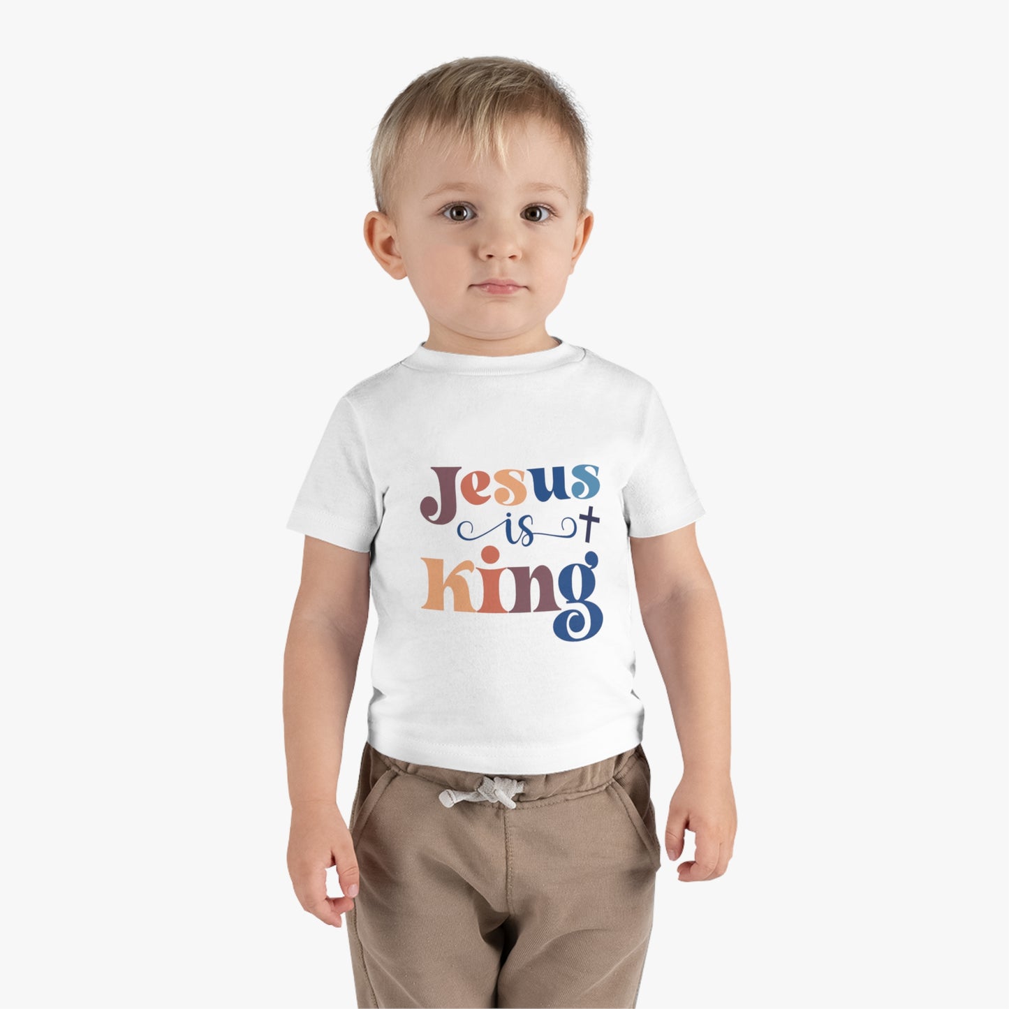 Infant Jesus is King Cotton Jersey Tee