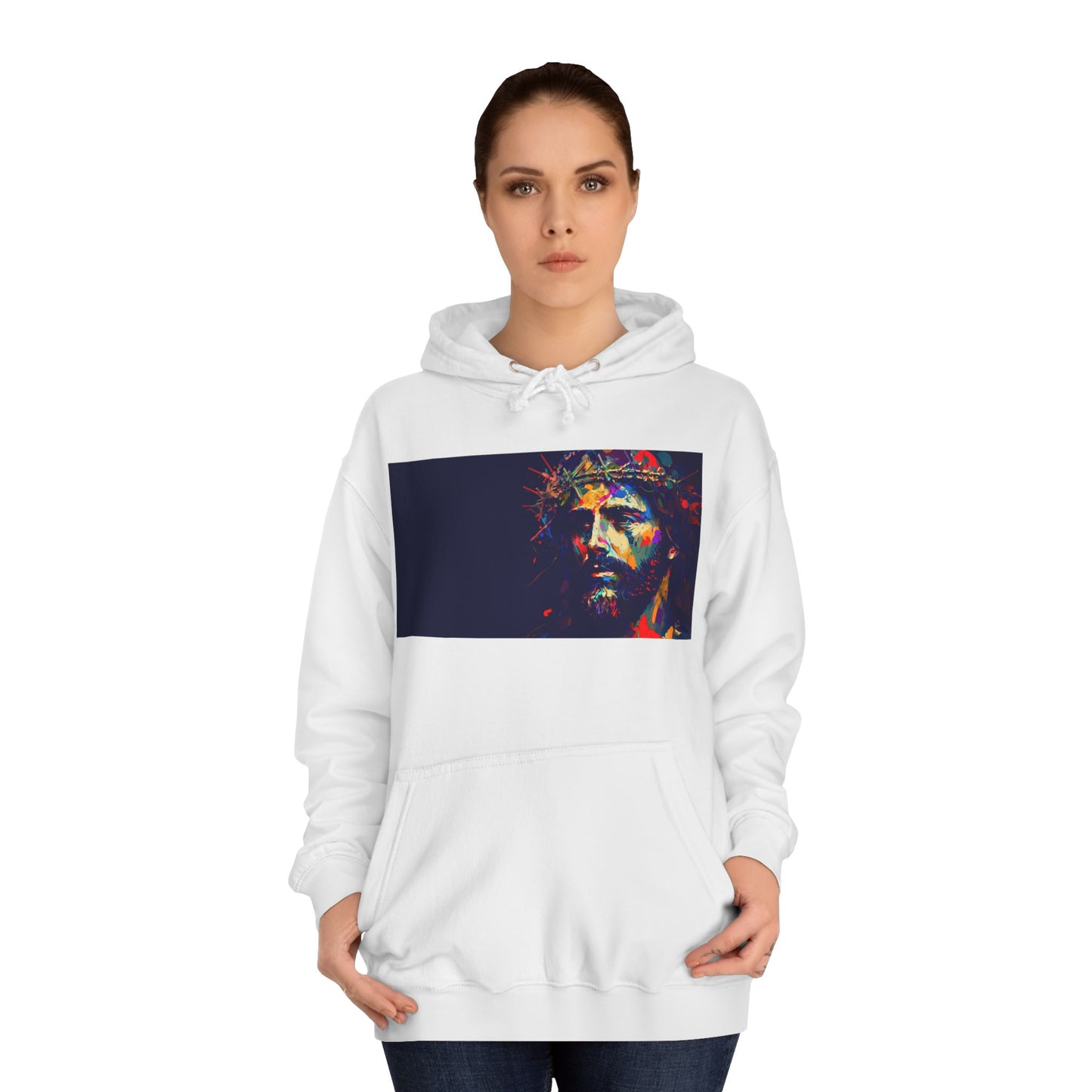 Colorful Jesus Faith Hoodie