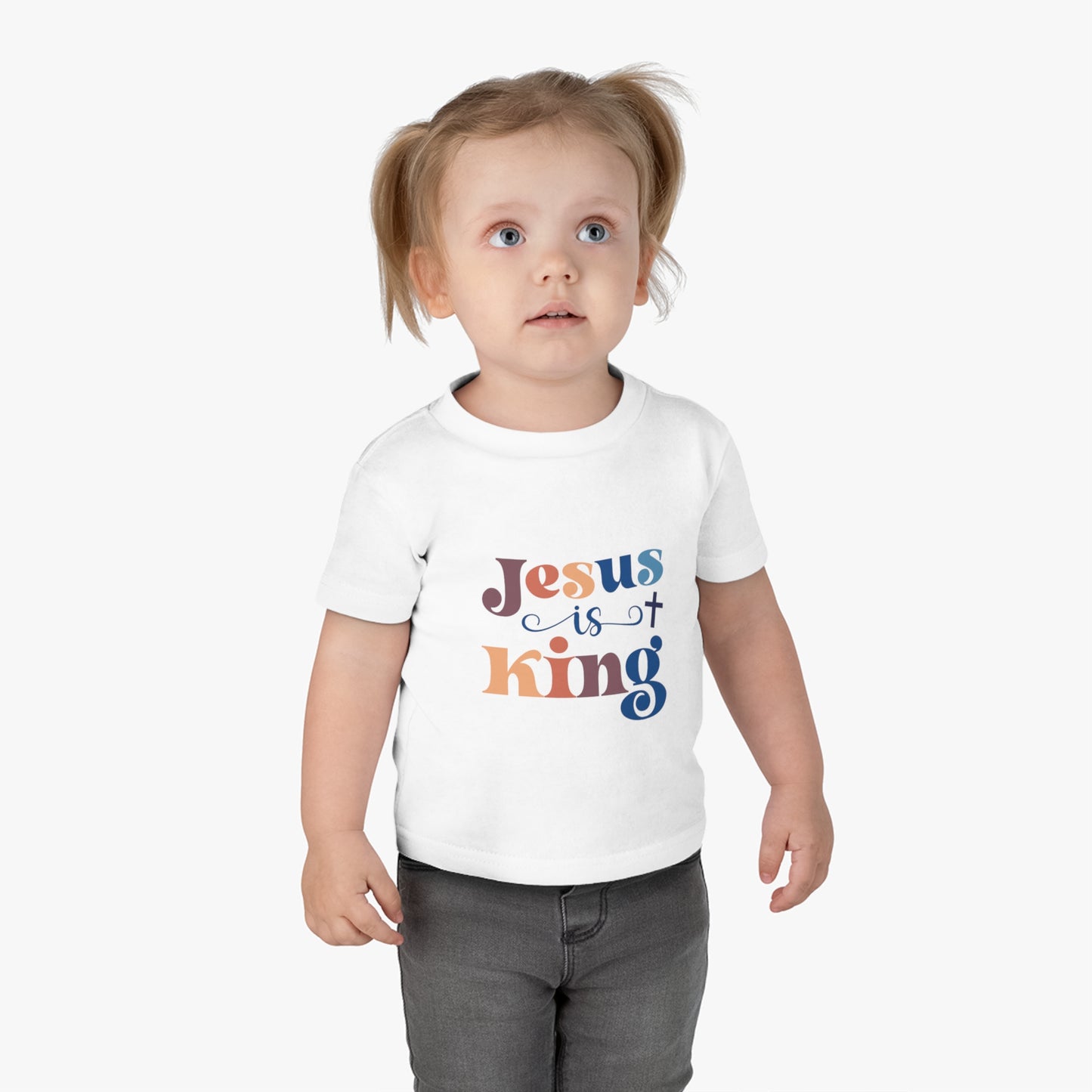 Infant Jesus is King Cotton Jersey Tee