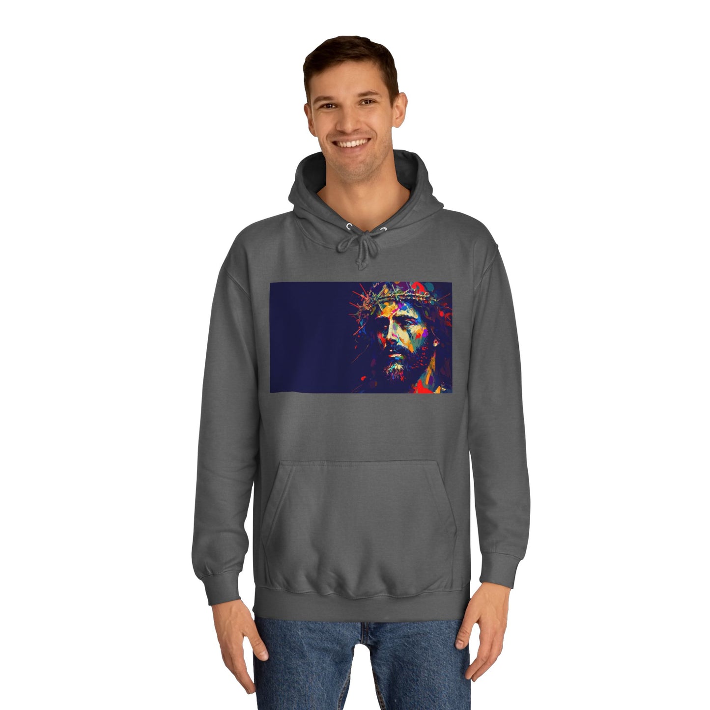 Colorful Jesus Faith Hoodie