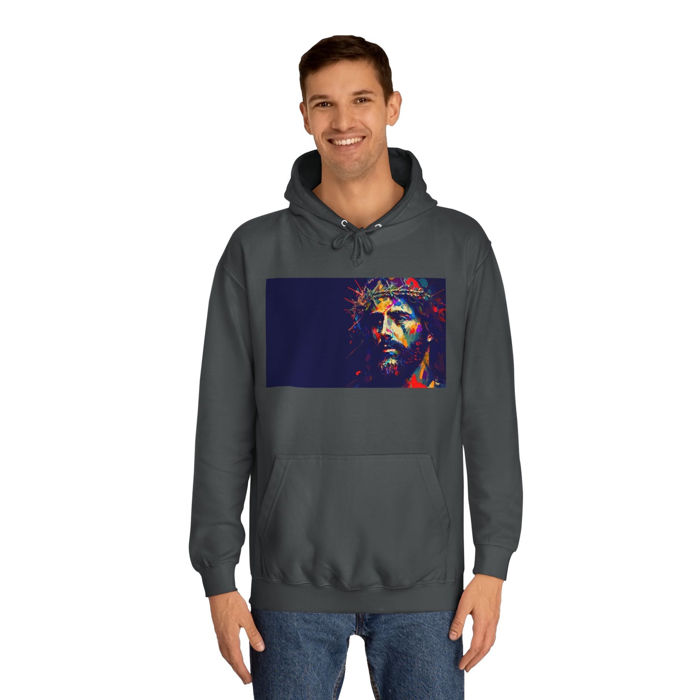 Colorful Jesus Faith Hoodie