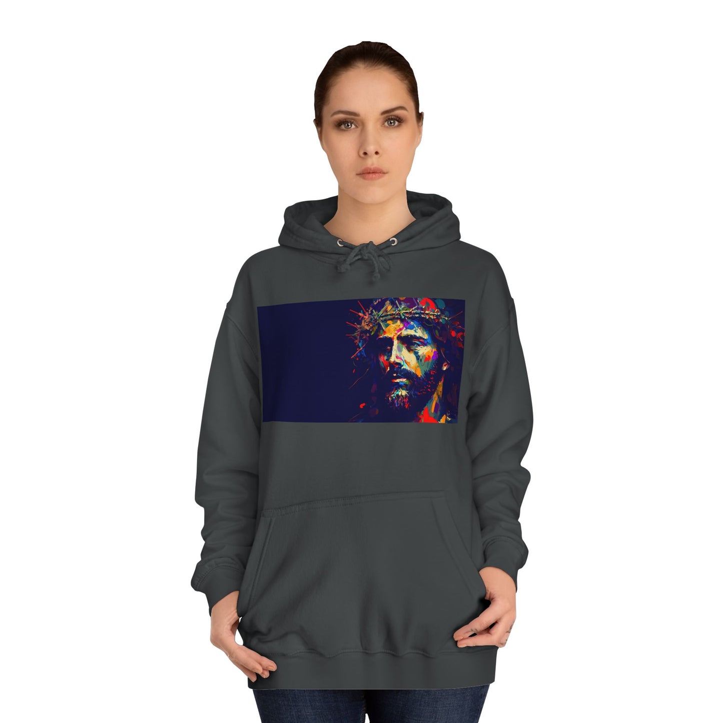 Colorful Jesus Faith Hoodie