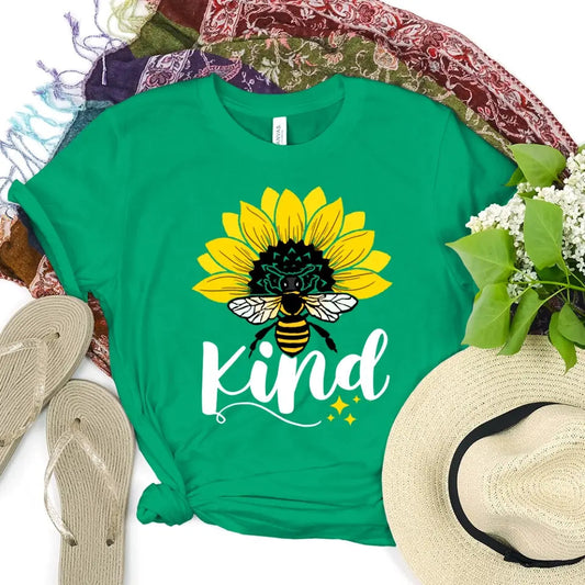 Bee Kind Sunflower - Be Kind Tee