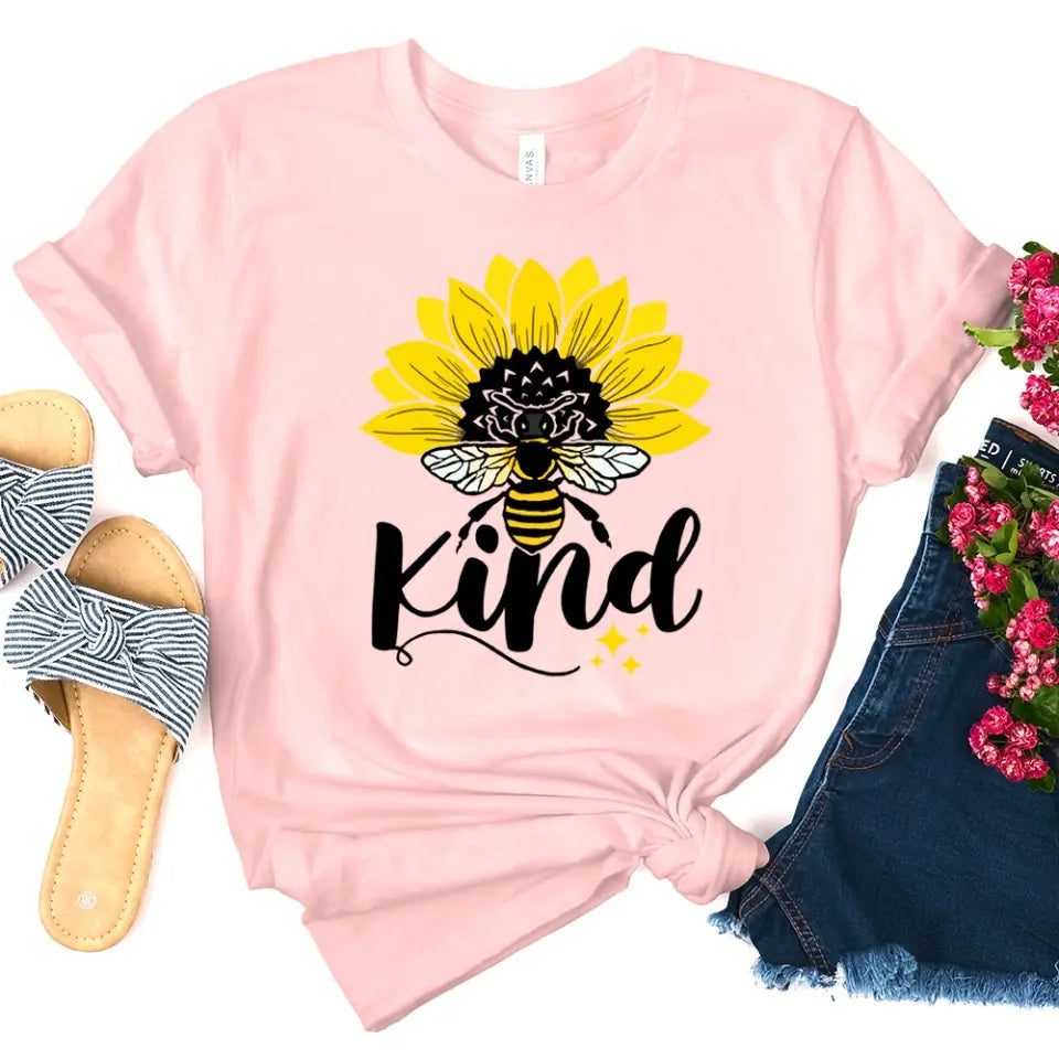 Bee Kind Sunflower - Be Kind Tee