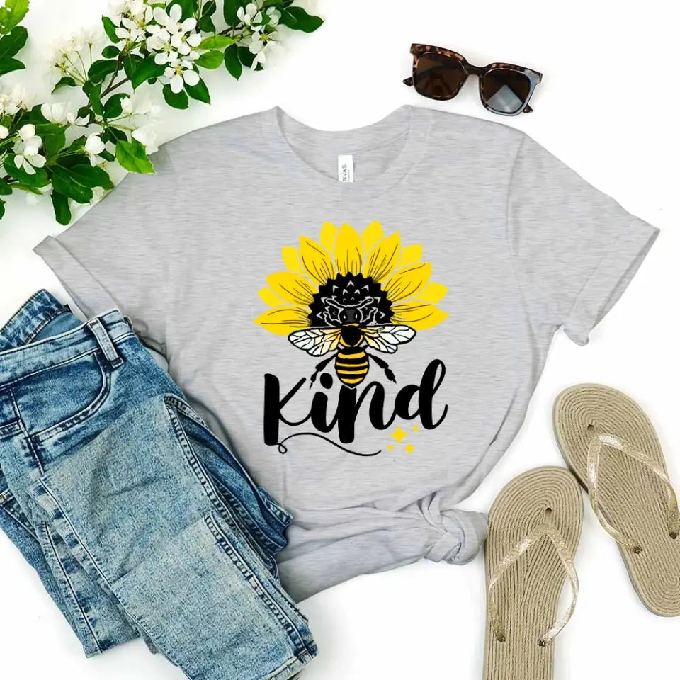 Bee Kind Sunflower - Be Kind Tee