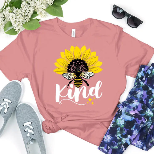 Bee Kind Sunflower - Be Kind Tee