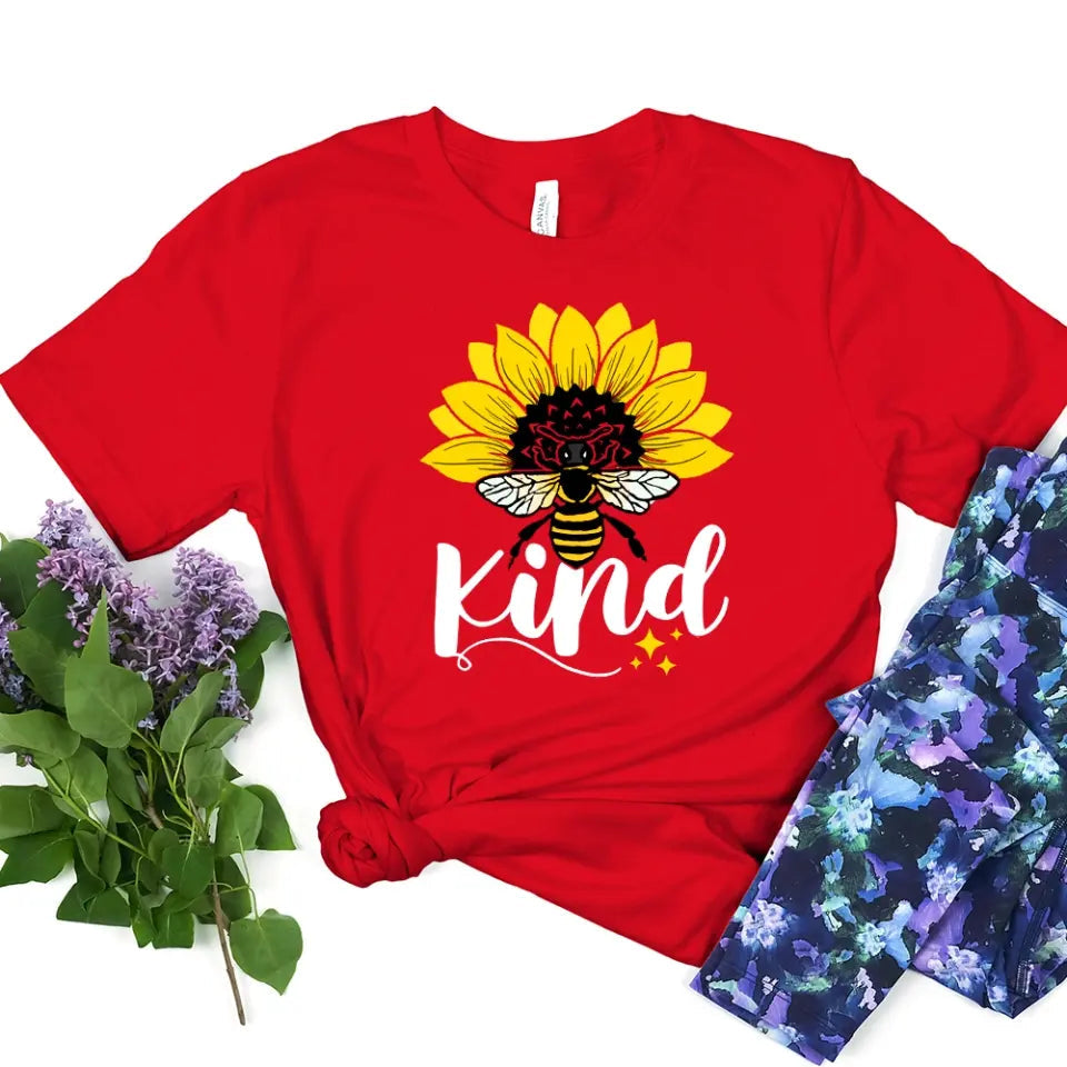 Bee Kind Sunflower - Be Kind Tee