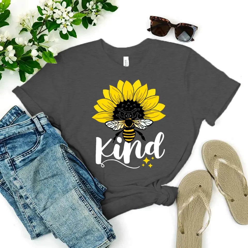 Bee Kind Sunflower - Be Kind Tee