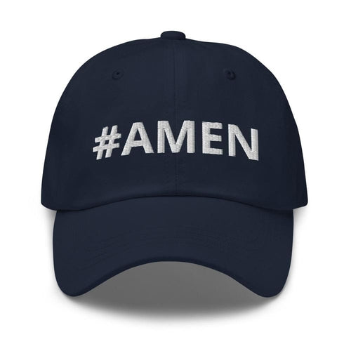 Graphic Baseball Cap, #amen Adjustable Snapback Hat