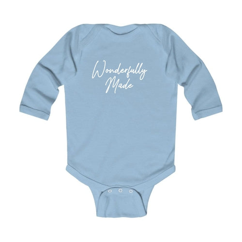 Infant Long Sleeve Graphic T-shirt, Wonderfully Made