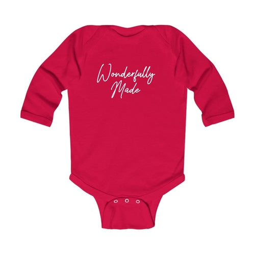 Infant Long Sleeve Graphic T-shirt, Wonderfully Made