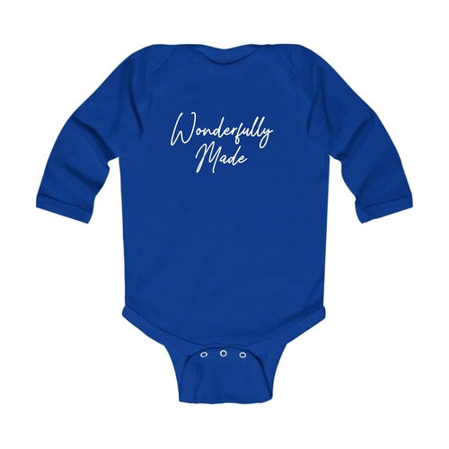 Infant Long Sleeve Graphic T-shirt, Wonderfully Made