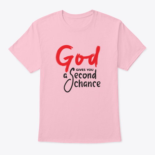 God Gives You Second Chance - Inspire Motivational Religious Quote.