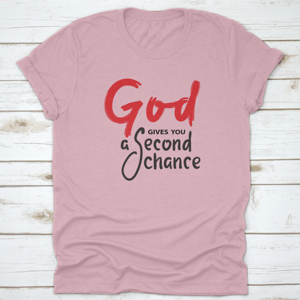 God Gives You Second Chance - Inspire Motivational Religious Quote.