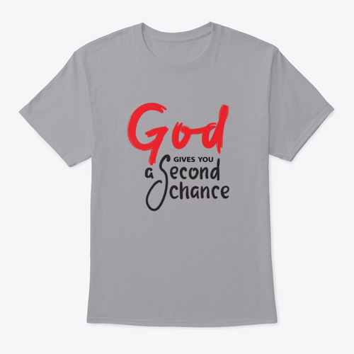 God Gives You Second Chance - Inspire Motivational Religious Quote.