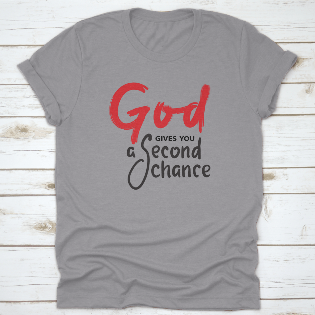 God Gives You Second Chance - Inspire Motivational Religious Quote.