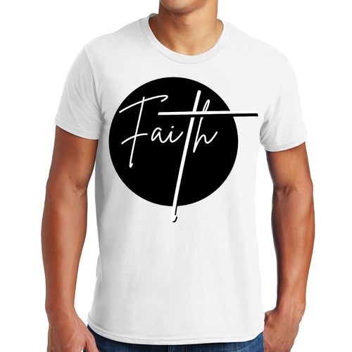 Mens Graphic T-shirt Faith Print