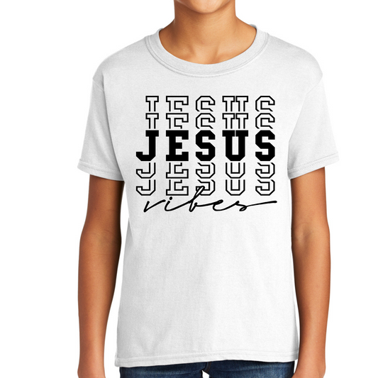 Youth Short Sleeve Graphic T-shirt Jesus Vibes