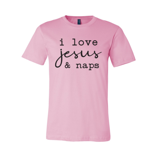 I love Jesus And Naps T-shirt