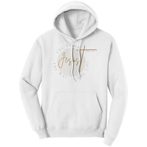 Graphic Hoodie, Jesus The Truth The Way The Life, Unisex Sweatshirt