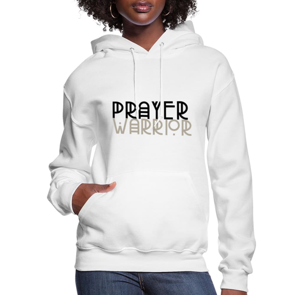 Womens Hoodie - Pullover Hooded Shirt / Prayer Warrior - S036873