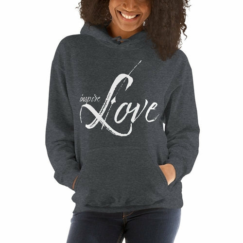 Womens Hoodie - Pullover Hooded Sweatshirt - Graphic/inspire Love