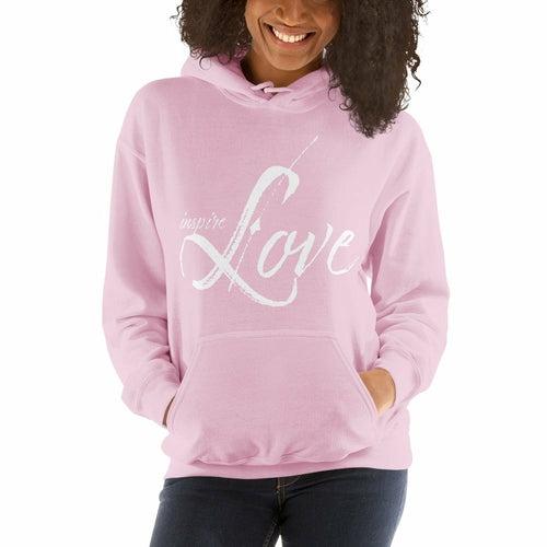 Womens Hoodie - Pullover Hooded Sweatshirt - Graphic/inspire Love