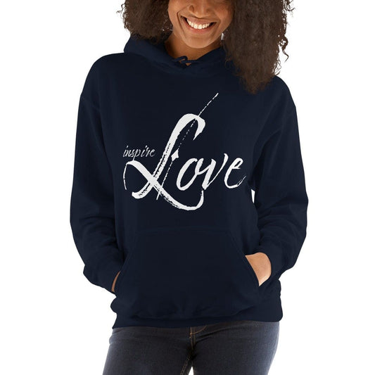 Womens Hoodie - Pullover Hooded Sweatshirt - Graphic/inspire Love