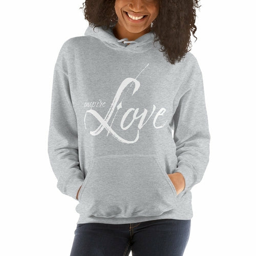 Womens Hoodie - Pullover Hooded Sweatshirt - Graphic/inspire Love