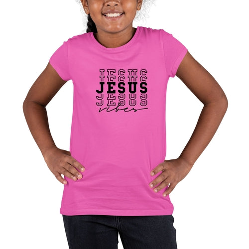 Youth Short Sleeve Graphic T-shirt Jesus Vibes