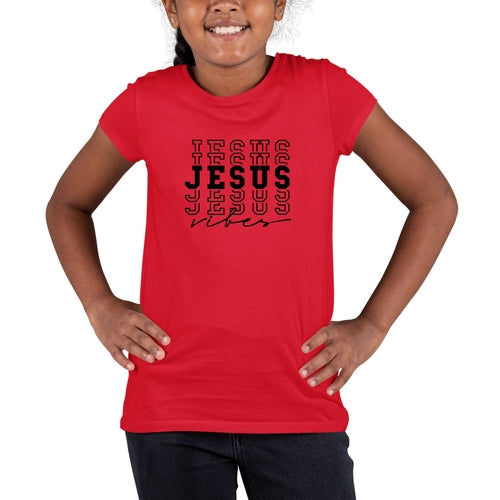 Youth Short Sleeve Graphic T-shirt Jesus Vibes