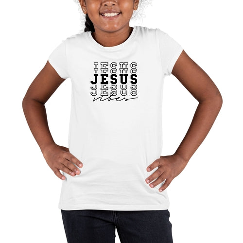 Youth Short Sleeve Graphic T-shirt Jesus Vibes