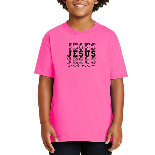 Youth Short Sleeve Graphic T-shirt Jesus Vibes