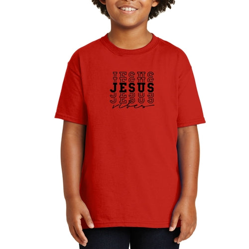 Youth Short Sleeve Graphic T-shirt Jesus Vibes